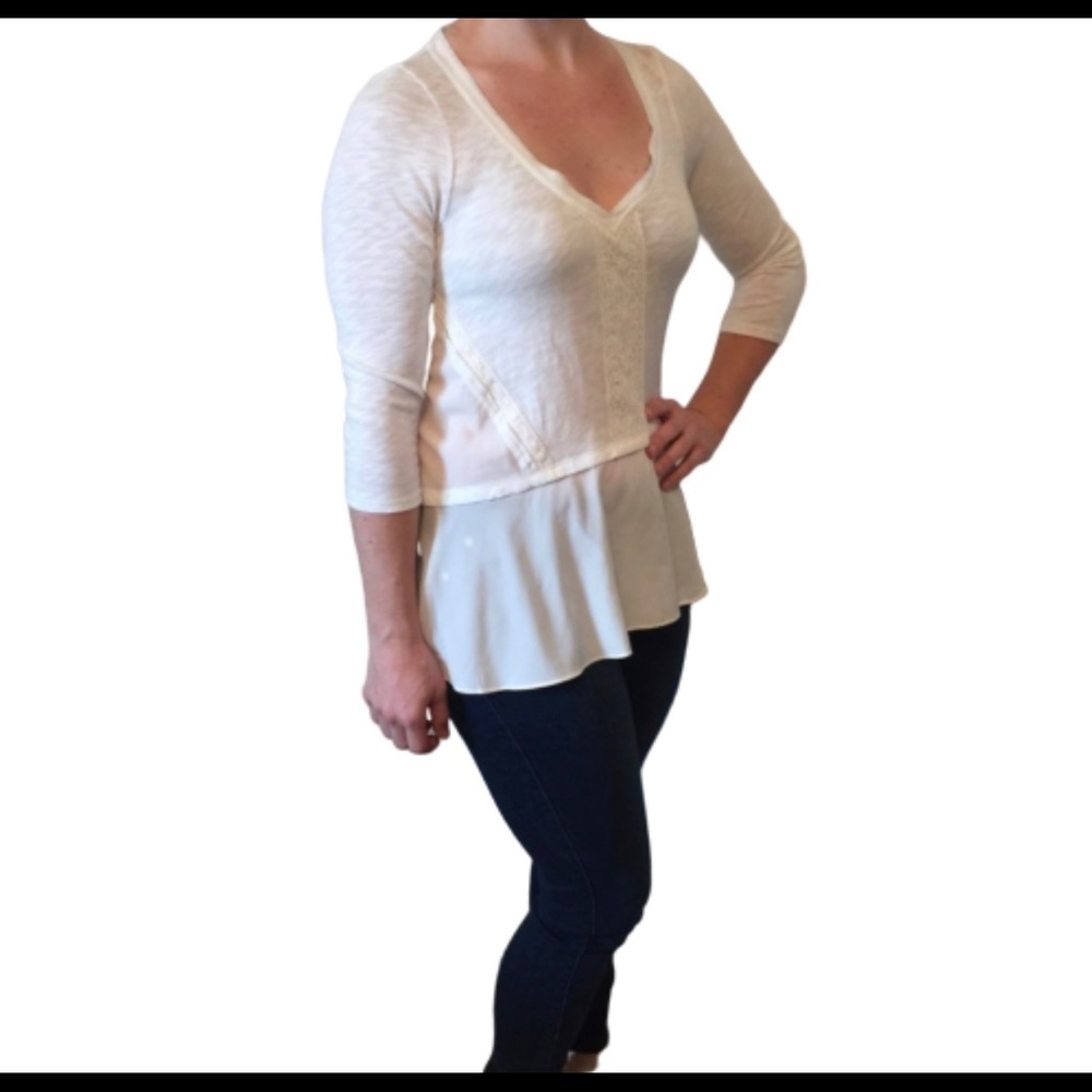 Meadow Rue Anthropology flowy blouse size small - Picture 3 of 4
